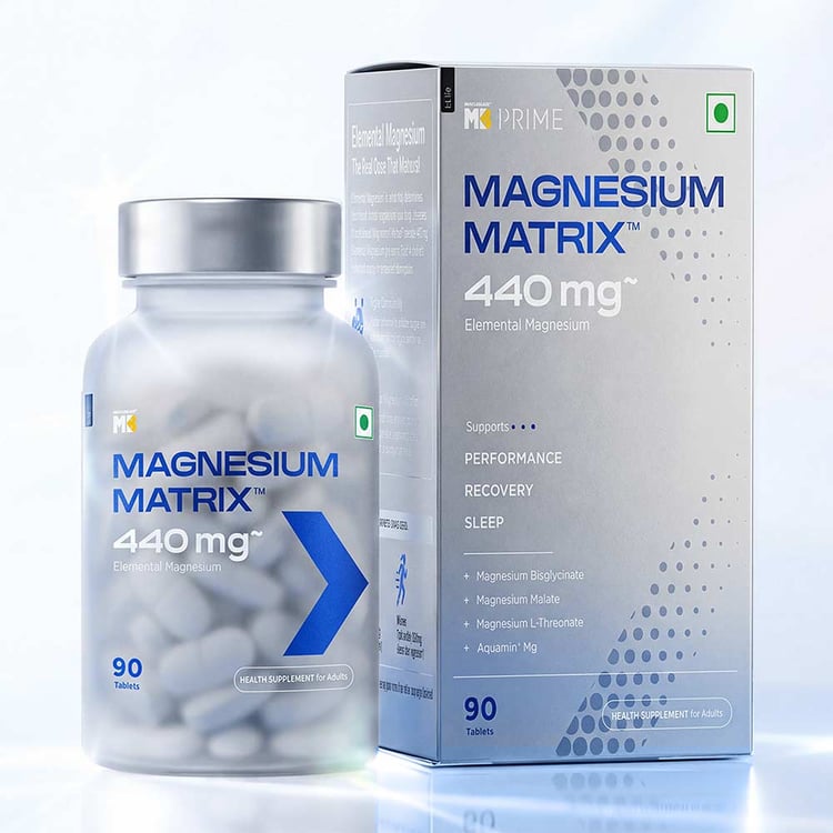 1 - MuscleBlaze Magnesium Glycinate, Unflavoured 90 tablets