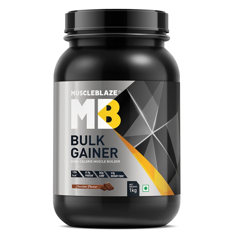 9 - MuscleBlaze Bulk Gainer,  2.2 lb  Chocolate 
